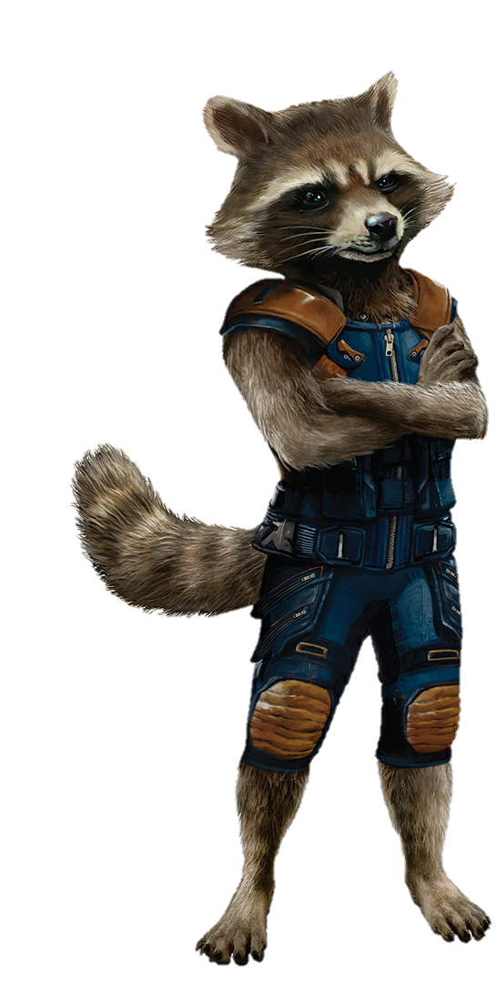 Fur Rocket Destroyer Carnivoran Drax Raccoon Thanos PNG Image