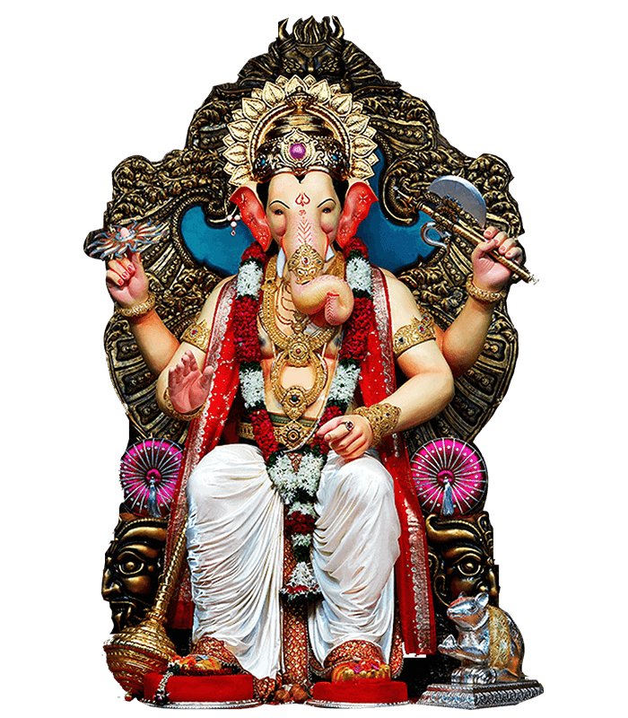 Ganesha Mumbai Raja Hindu Lalbaugcha Religion Temple PNG Image