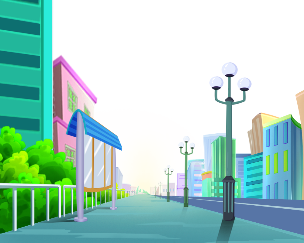 Tower Lights Street 2017 Cartoon Road PNG Image