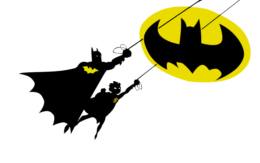 Batman And Robin Transparent Image PNG Image