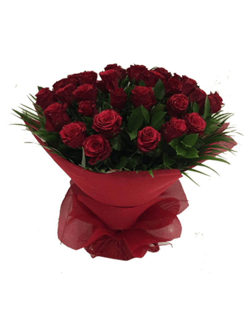 Bouquet Rose Red Free Clipart HQ PNG Image
