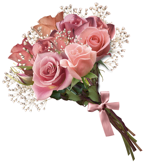 Bouquet Rose Free Clipart HD PNG Image