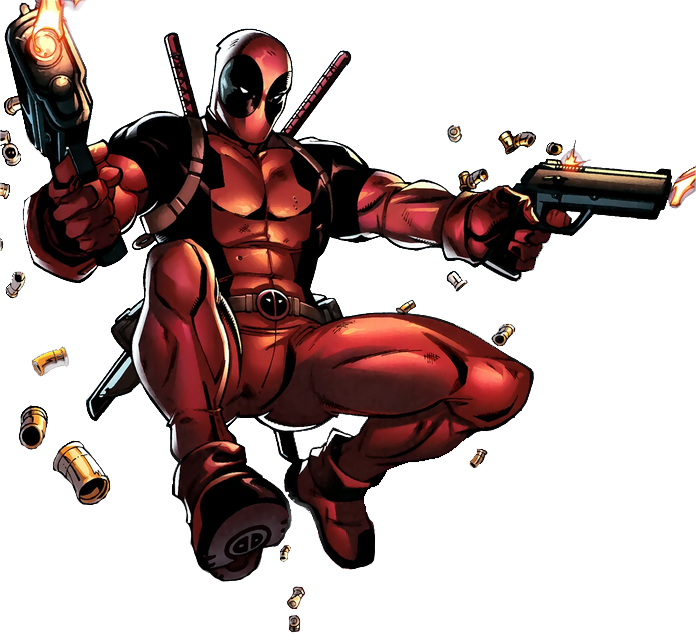 Deadpool Character Fictional Wolverine Mercenary Book Comic PNG Image