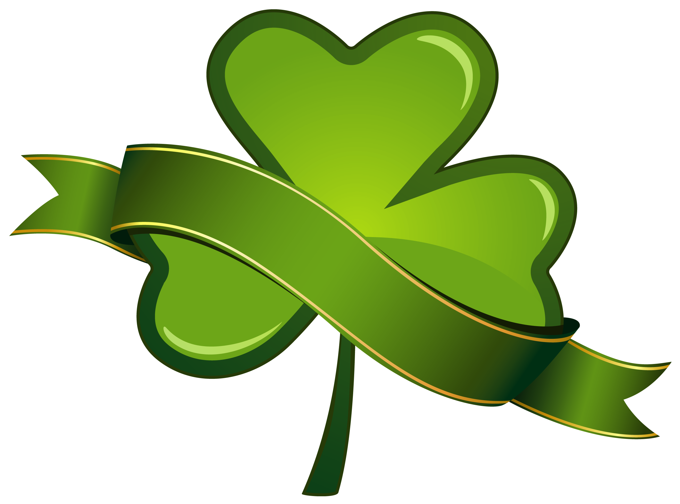 Heart Leaf Ireland Patrick Shamrock Saint Day PNG Image