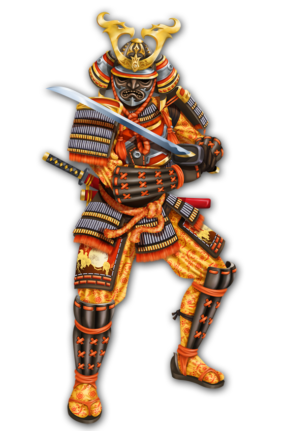 Samurai Armour Figurine Japan Warriors PNG Free Photo PNG Image