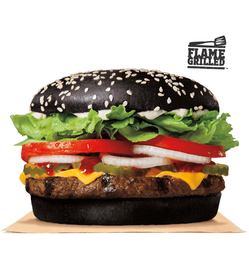 King Whopper Hamburger Food Fast Burger Bun PNG Image