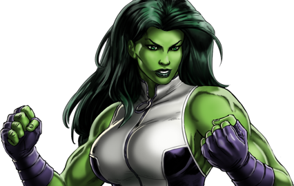 She Hulk Transparent Background PNG Image