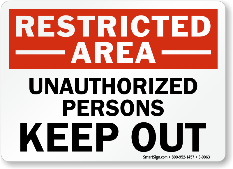 Unauthorized Sign Download Free Download Image PNG Image