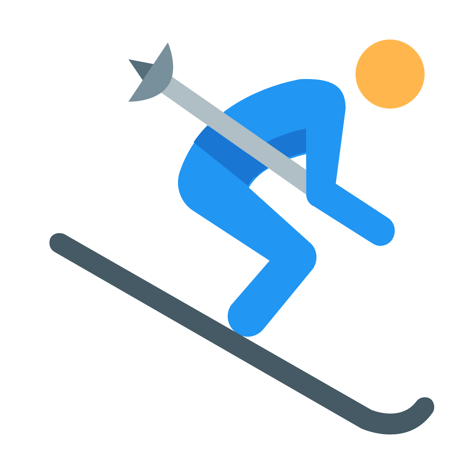 Skiing Transparent Background PNG Image