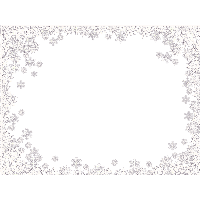 Add a Frame to your picture - Snowflakes Border Frame Png Image | FreePNGImg