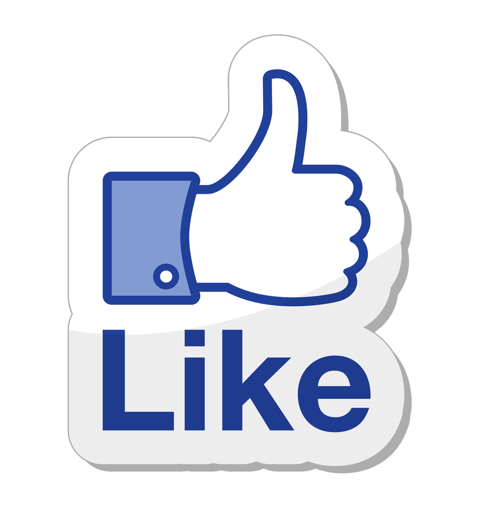Like Media Button Social Facebook Advertising Marketing PNG Image