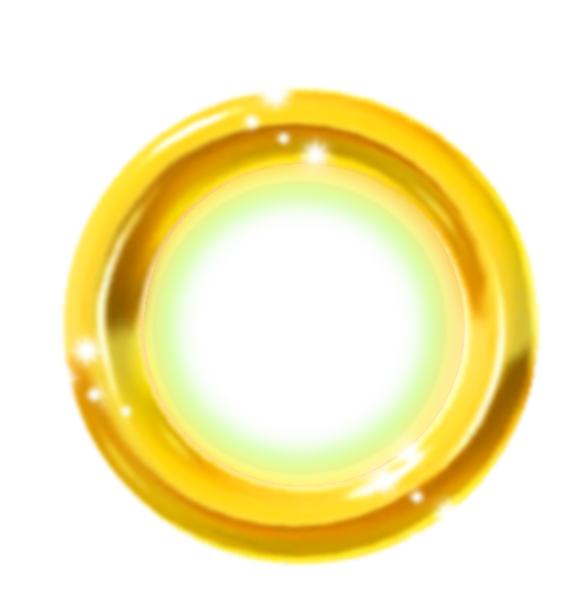 Sonic Rings Yellow Secret The Circle PNG Image