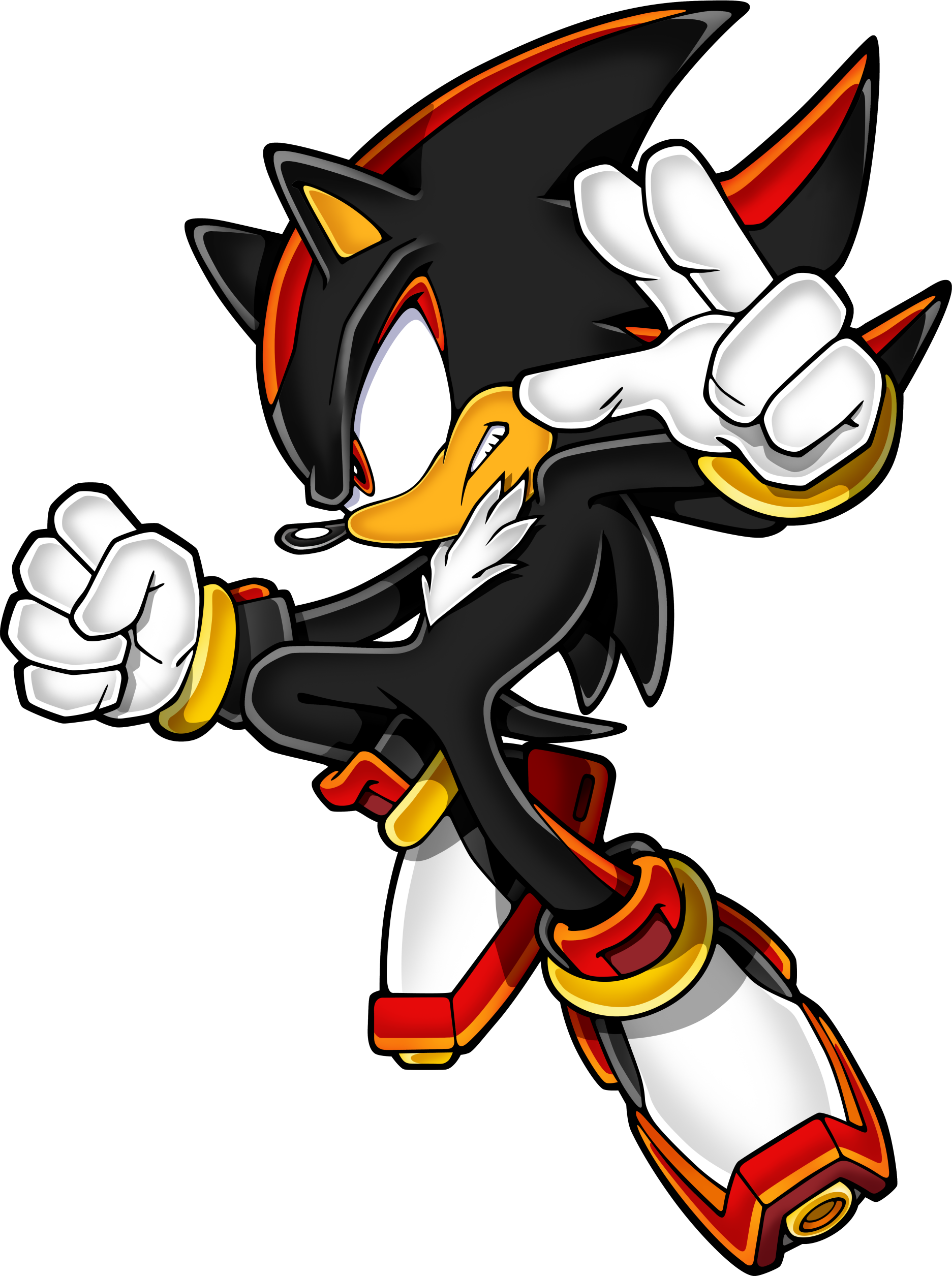 Sonic Art Advance Mecha The Shadow Hedgehog PNG Image
