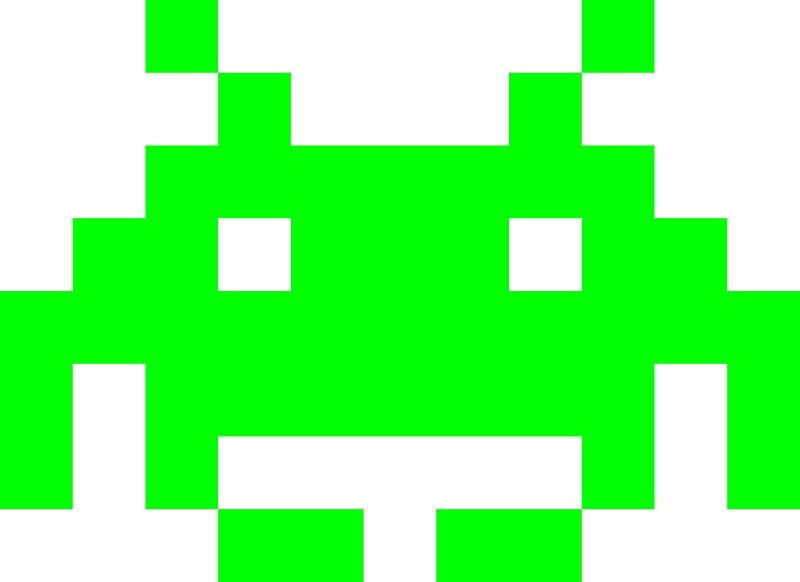 Angle Invaders Extreme Square Space Free Frame PNG Image
