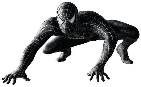 Spiderman Black Image PNG Image