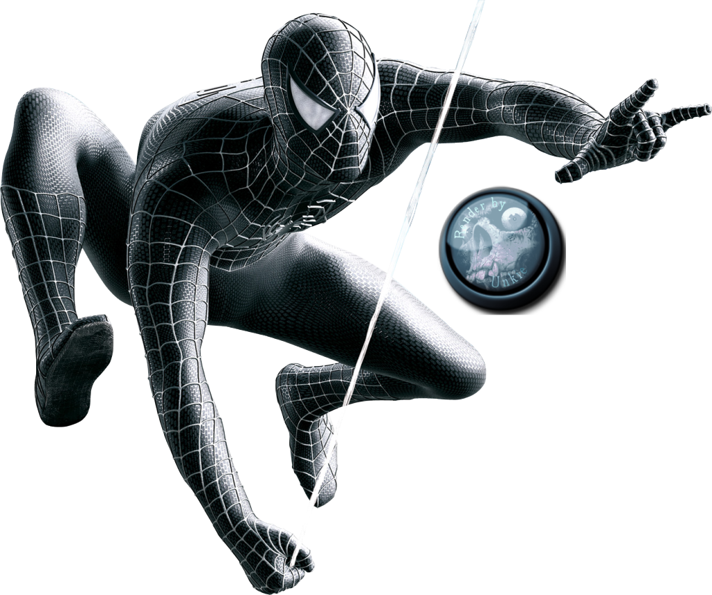 Spiderman Black Transparent PNG Image