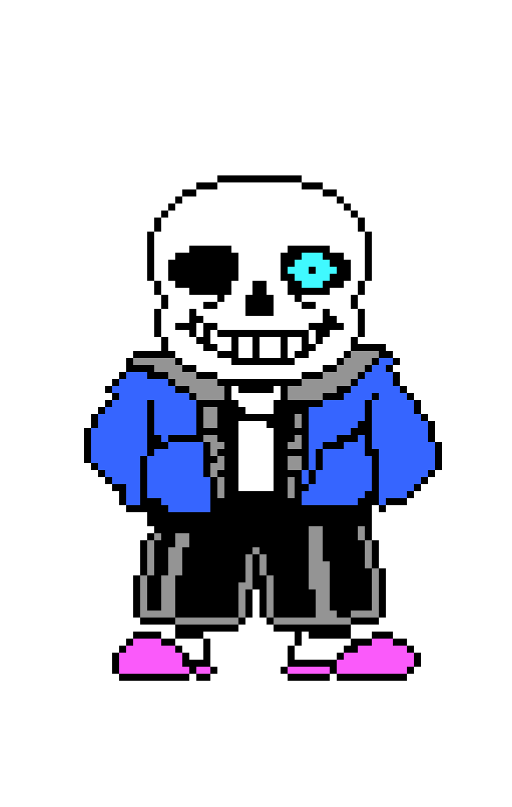 Character Art Pixel Fictional Undertale Free Frame PNG Image