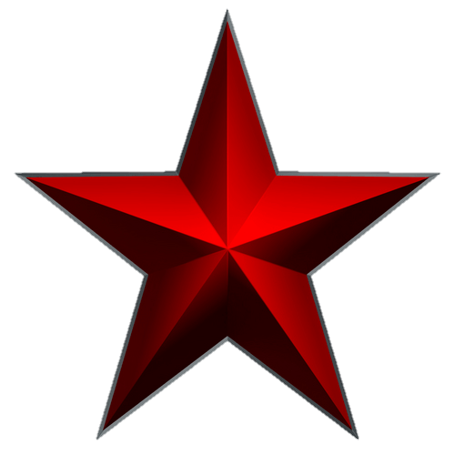Red Star Png Image PNG Image