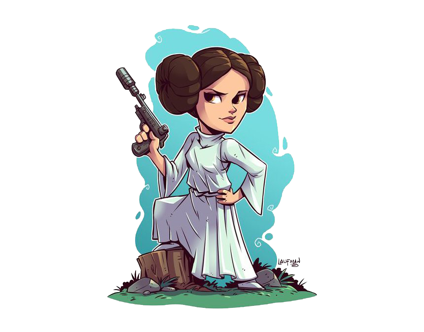 Leia Princess Free Clipart HD PNG Image
