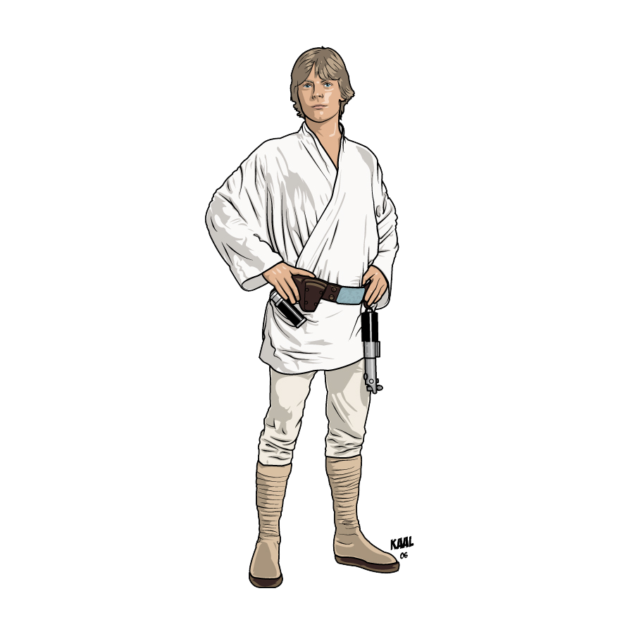 Luke Skywalker Transparent Background PNG Image