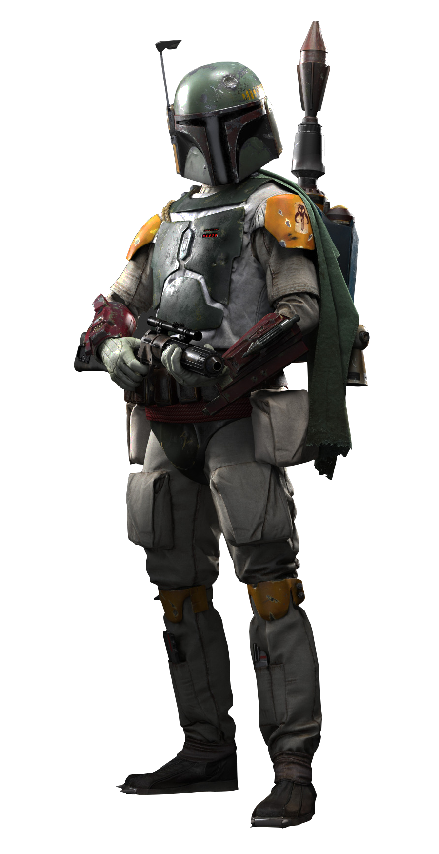 Fett Star Armour Infantry Wars Boba Ii PNG Image