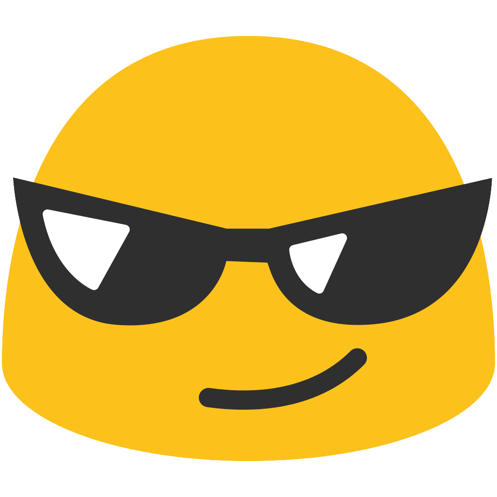 Sunglasses Emoji Image PNG Image