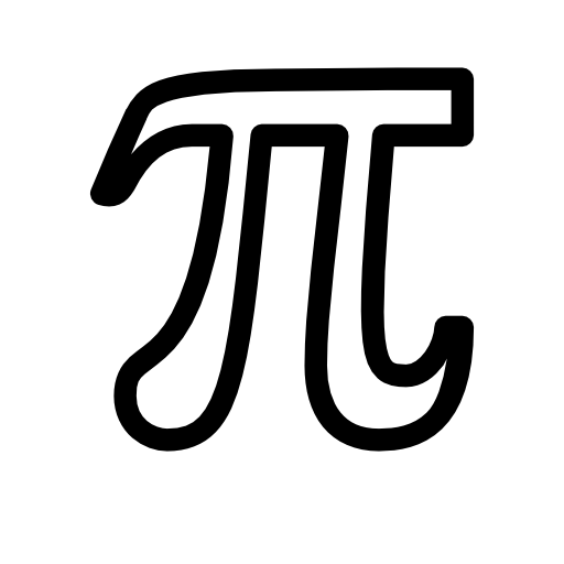 Pi Symbol Transparent PNG Image