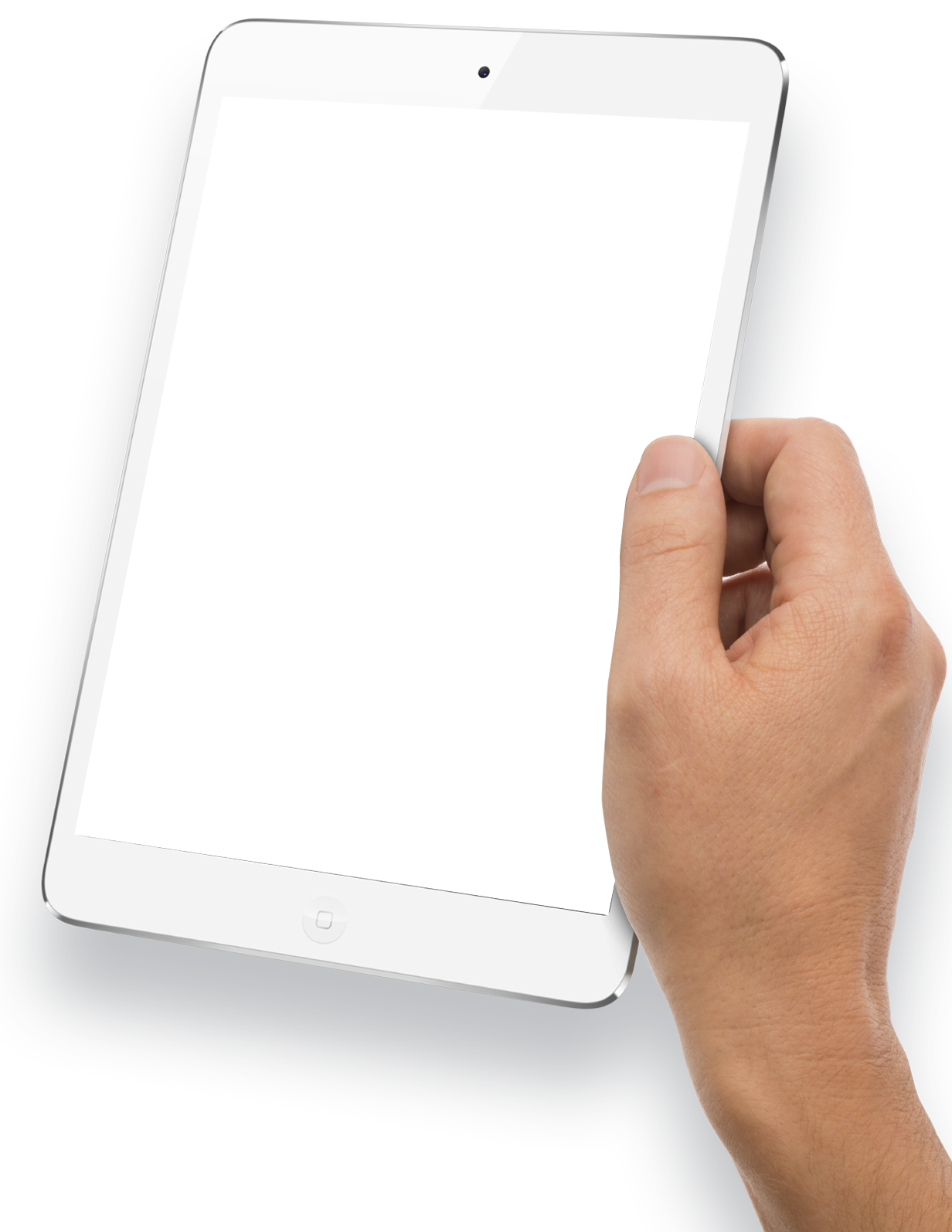 Hand Tablet Holding Mockup PNG Download Free PNG Image
