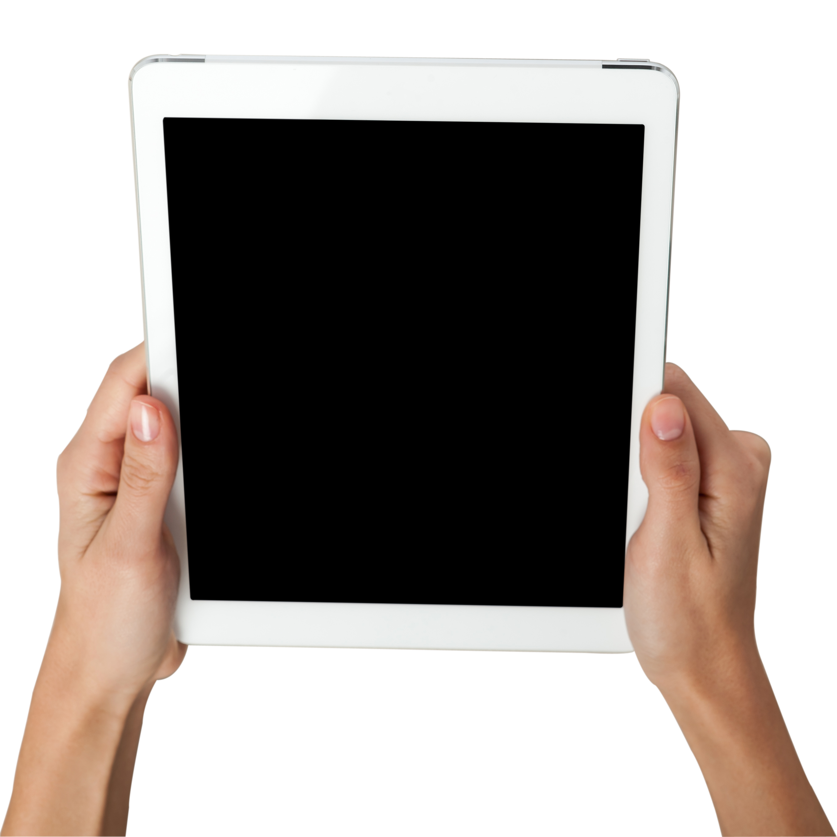 Hand Tablet Holding Mockup Free Download Image PNG Image