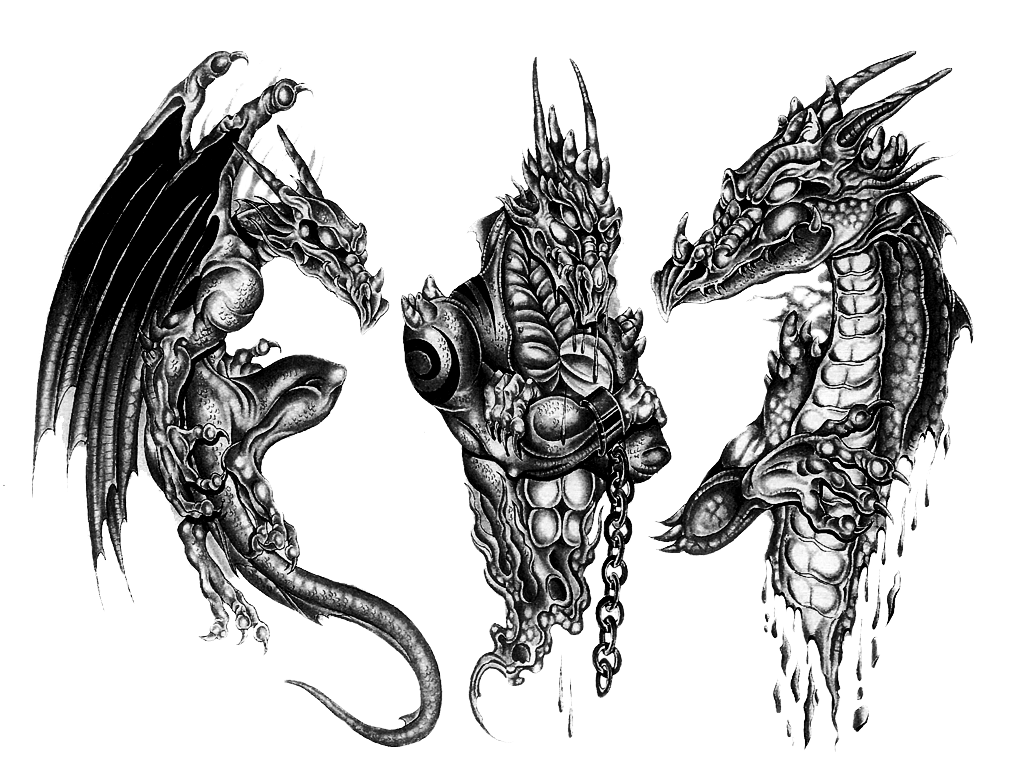 Dragon Tattoo Ink Sleeve Artist Free Download Image PNG Image