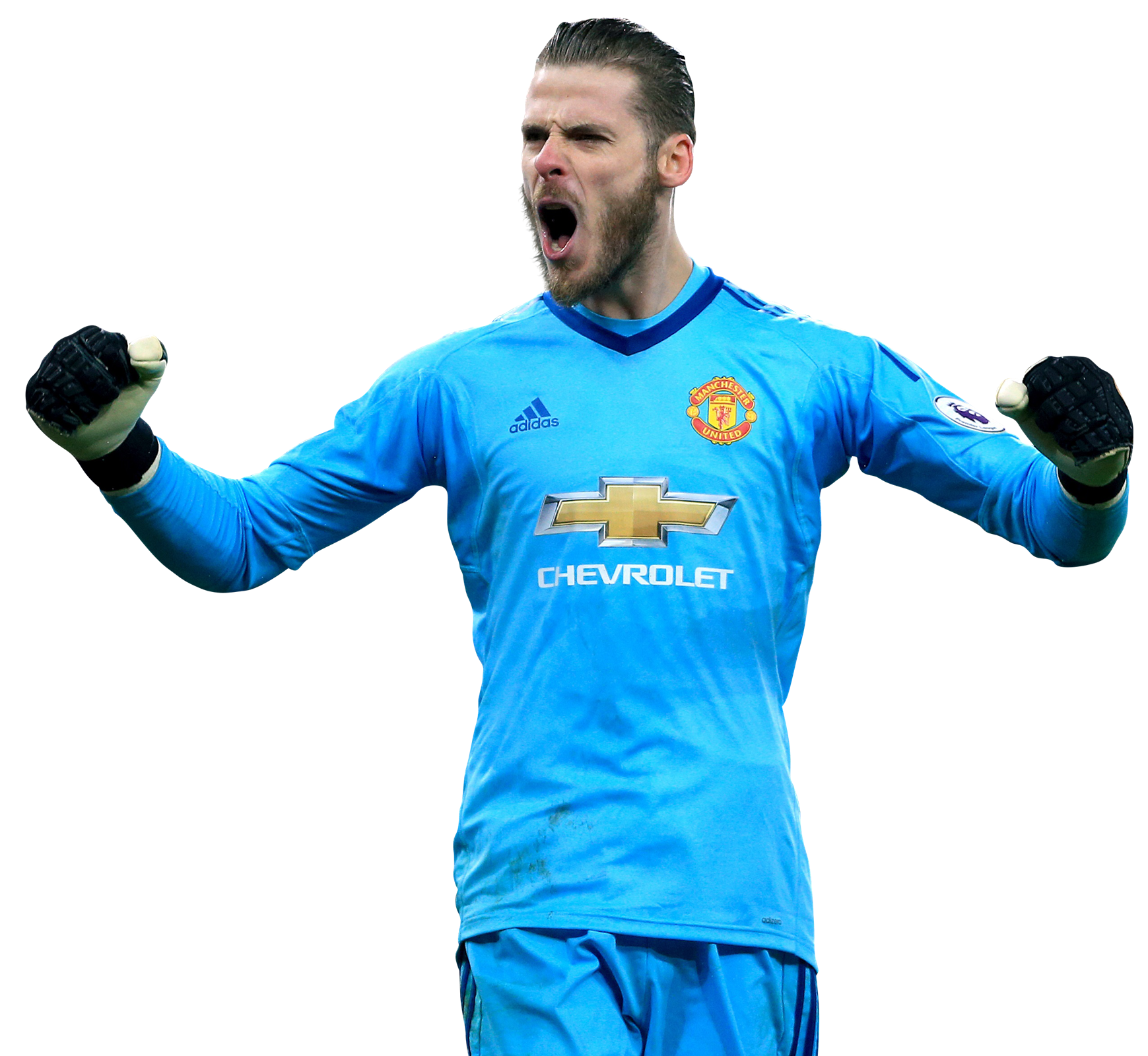 Blue United De Football David Player Gea PNG Image