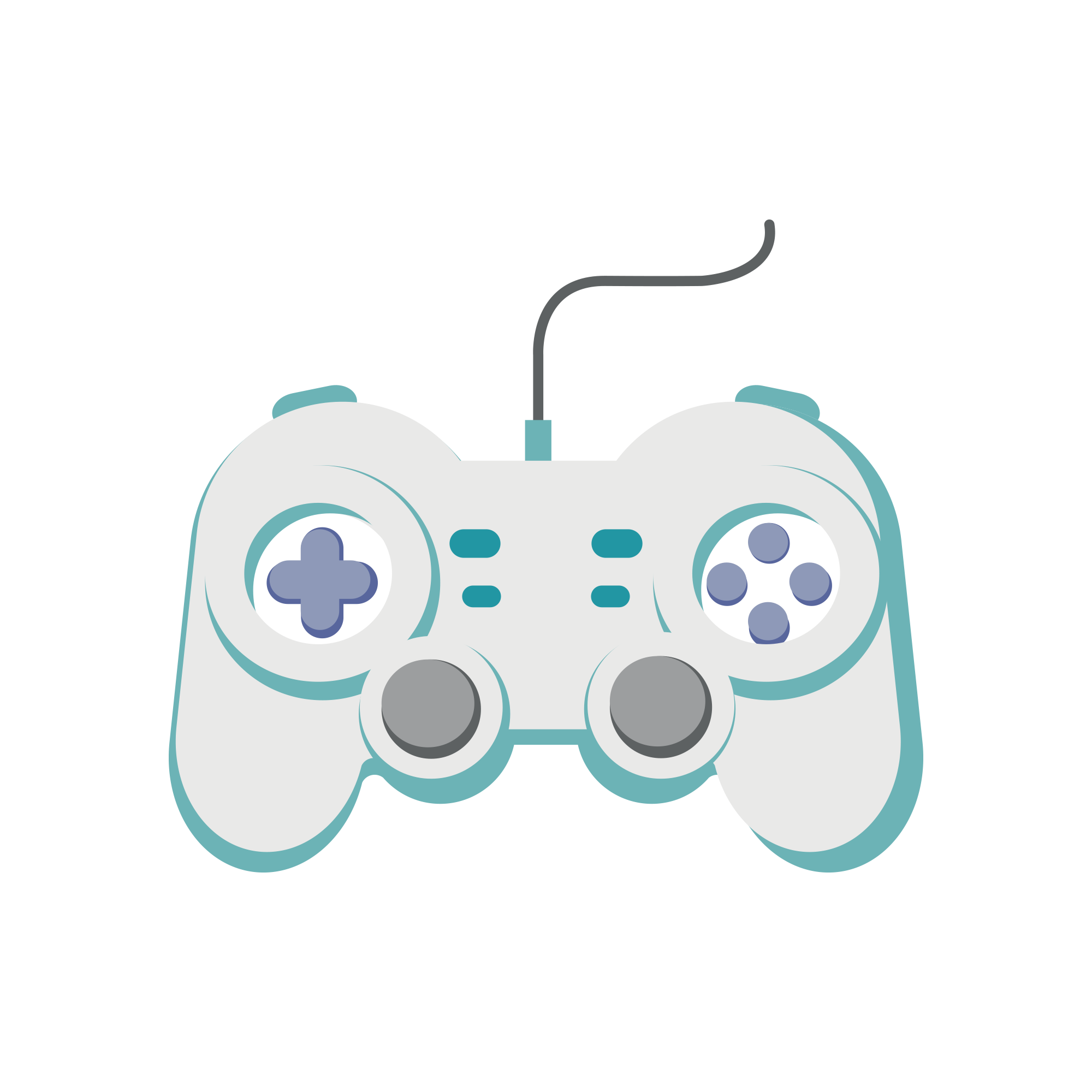 Blue Product Gamepad Controllers Game Joystick PNG Image