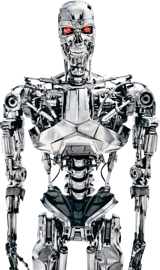 Science Robots Robot Fiction Endoskeleton Terminator Skynet PNG Image