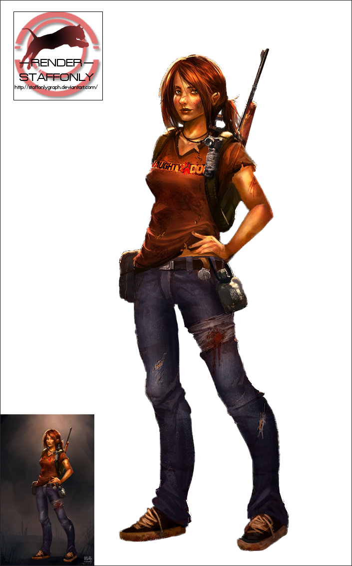 Ellie The Last Of Us File PNG Image