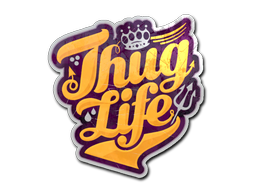 Thug Life Sticker Png PNG Image
