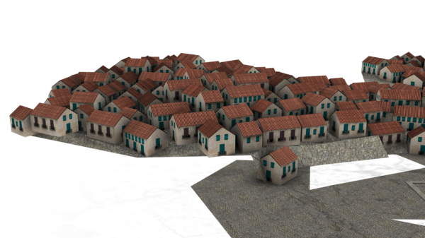 Town Transparent Background PNG Image