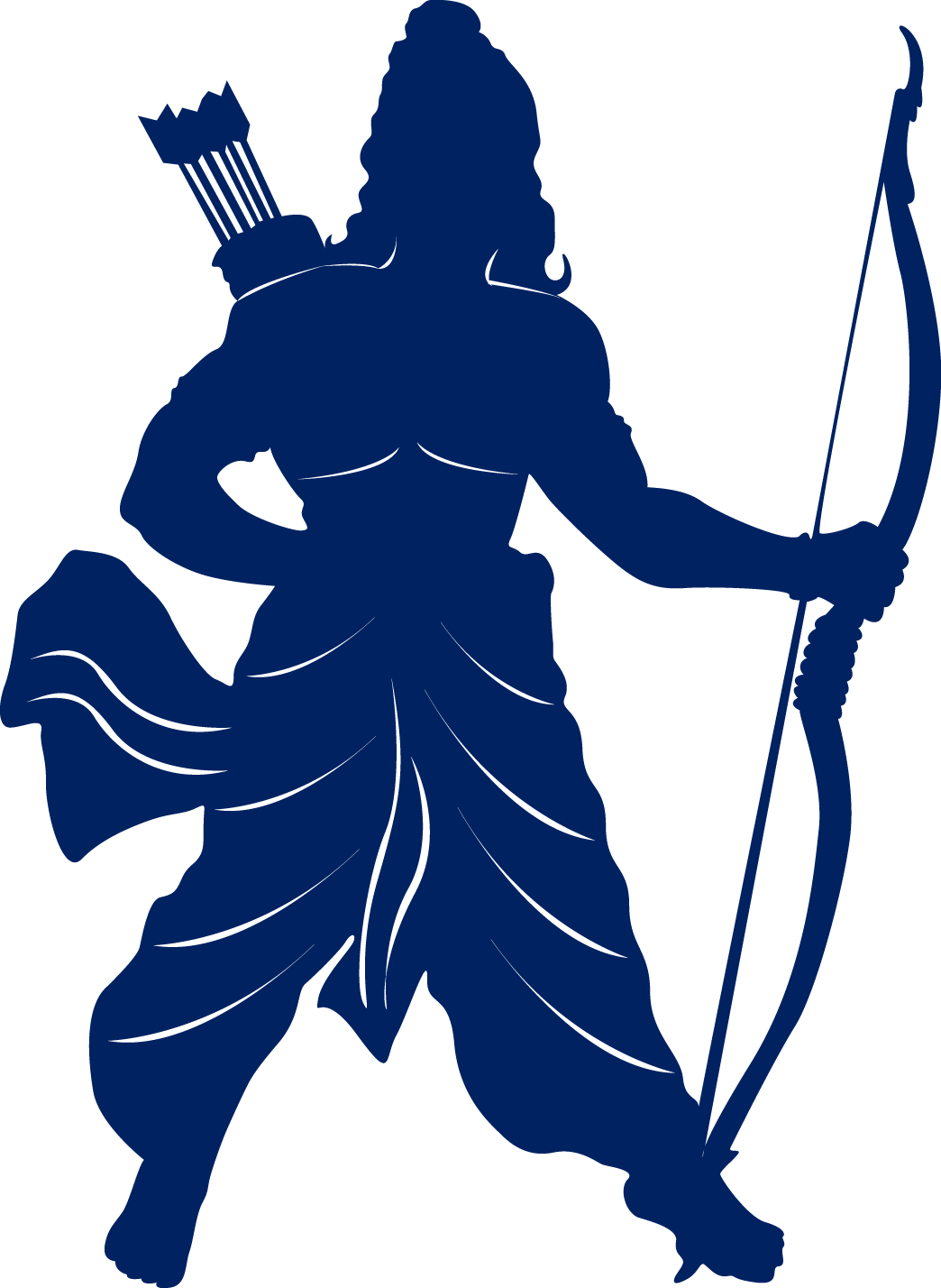 Krishna Silhouette Shiva Rama Artwork Free Clipart HD PNG Image