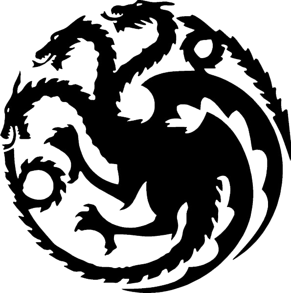 House Decal Black Daenerys White Targaryen PNG Image