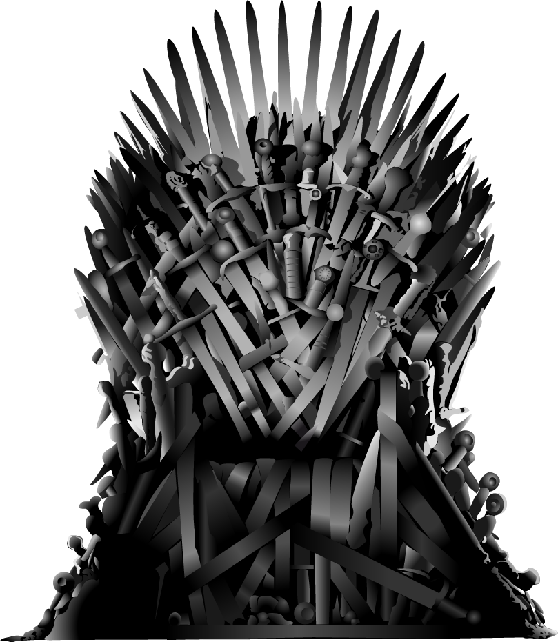 Throne Photography Snow Jon Iron Monochrome Daenerys PNG Image