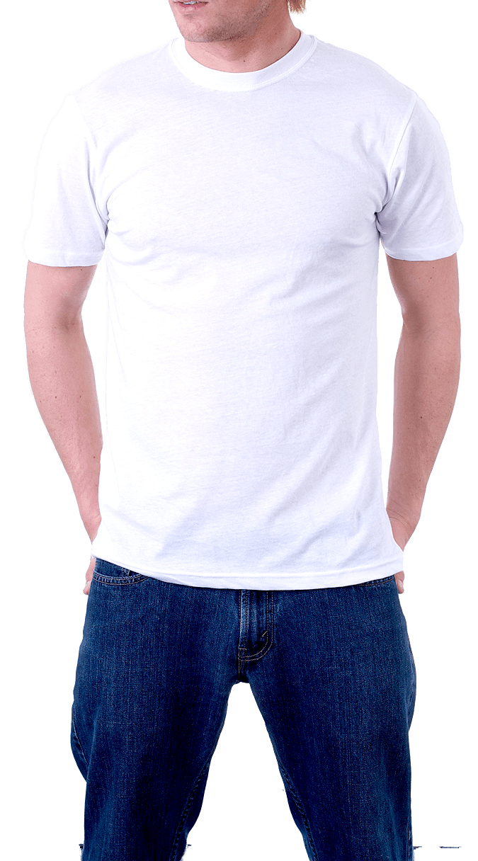 Man In White T-Shirt Png Image PNG Image