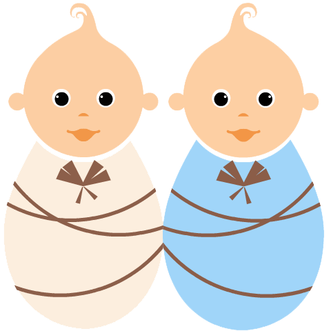 Twins Transparent Background PNG Image