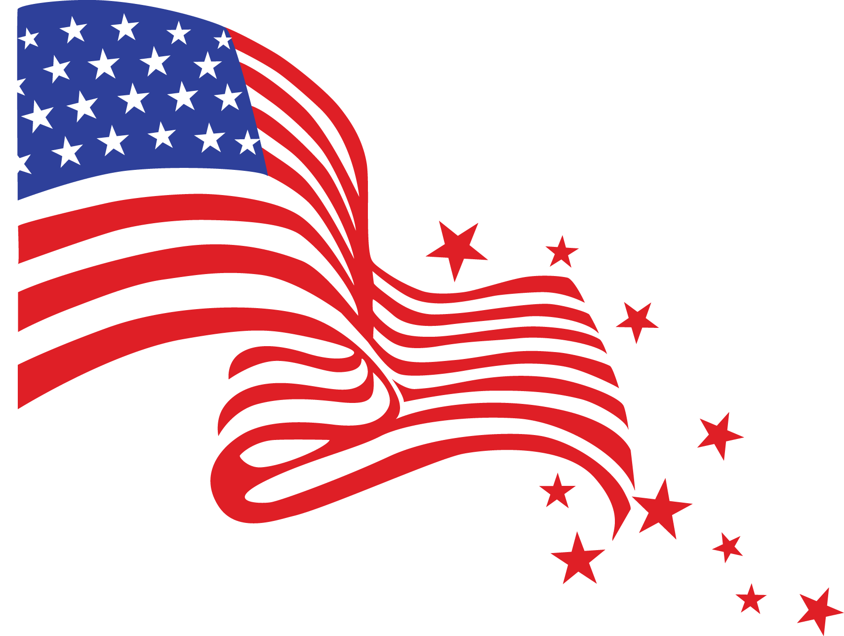 America Flag Png Hd PNG Image