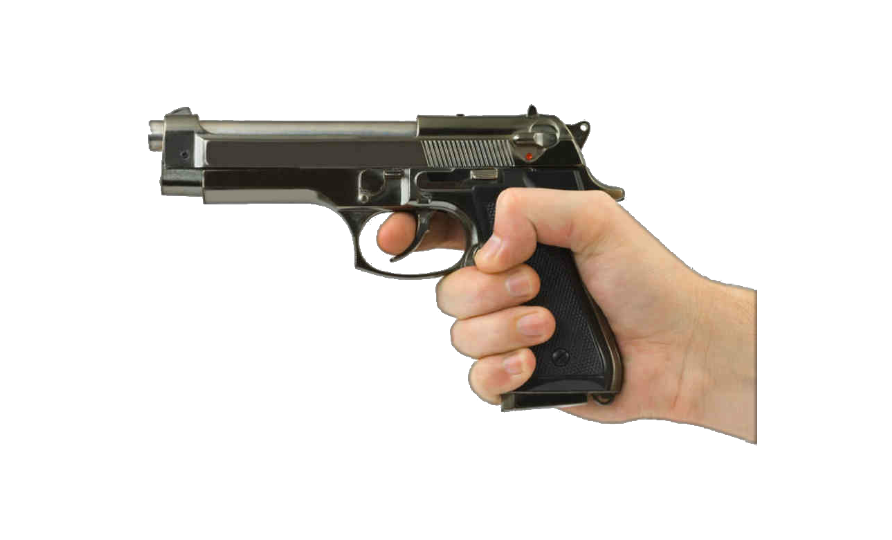 Gun In Hand Photos PNG Image