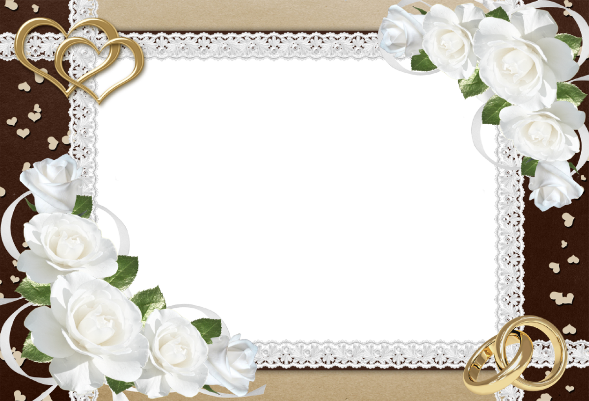 Fancy Wedding Border Png Clipart PNG Image