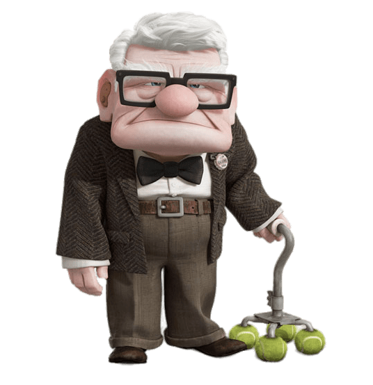 Youtube Character Carl Fredricksen Film Pixar PNG Image