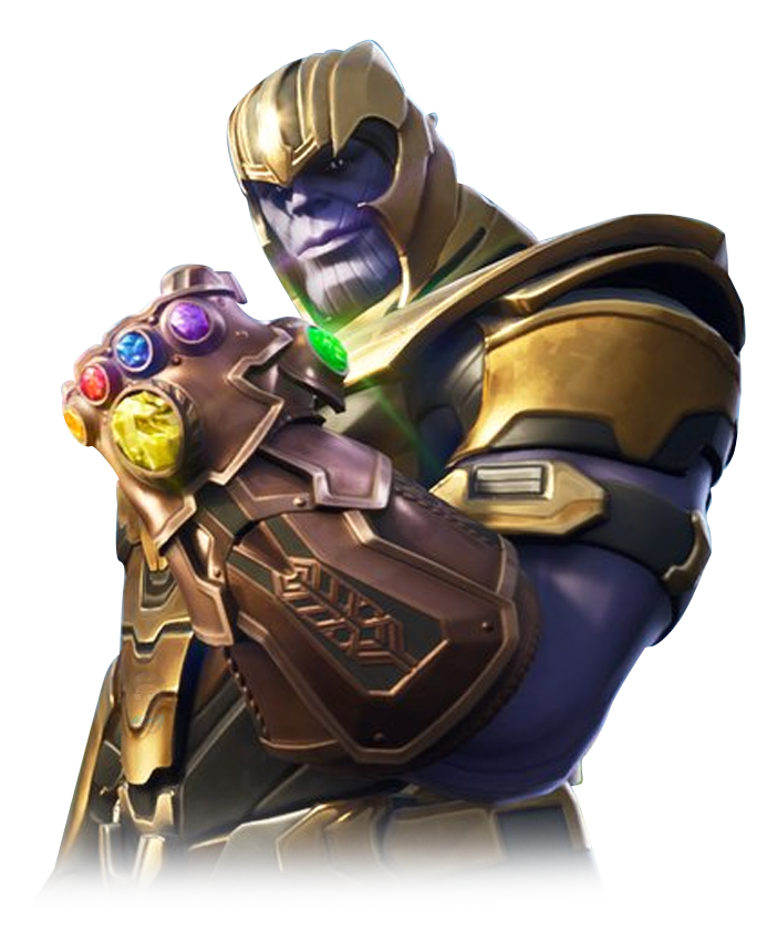 Character Fictional Royale Fortnite Battle Thanos PNG Image