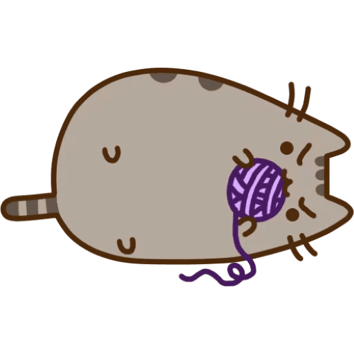 Purple Pusheen Youtube Invertebrate Cat PNG File HD PNG Image