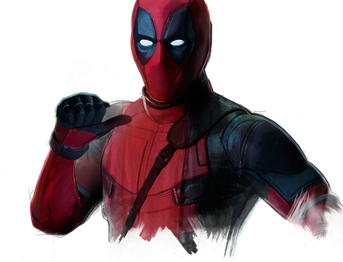 America Deadpool Figure Spiderman Character Fictional Action PNG Image