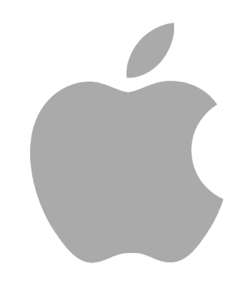 Apple Format Grey Logo Macintosh Icon PNG Image