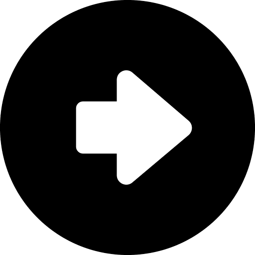 Arrow Round Right Black Icon